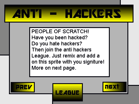 Anti-Hackers league
