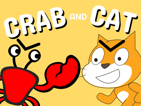 crab and cat