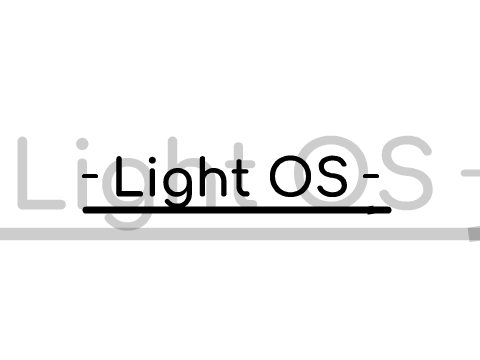 Light OS intro alpha V.01