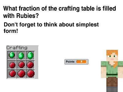 EB: Minecraft Fractions Quiz