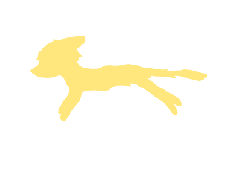 Wolf Silhouette Run Cycle