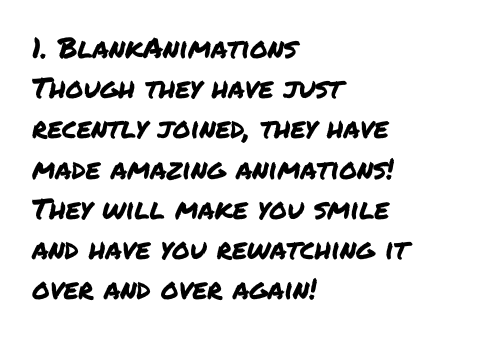 Amazing People YOU should check out!