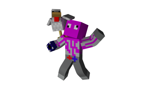 Blender Animation - Me In Minecraft