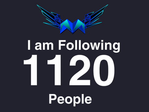 How many people I am following