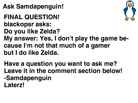 Ask Samdapenguin! Episode 1