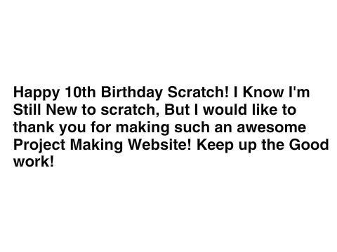 Happy Birthday Scratch!