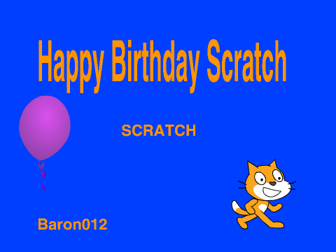 Happy Birthday Scratch