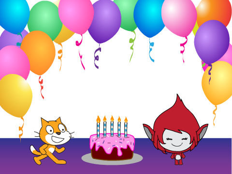 Scratch Birthday Card
