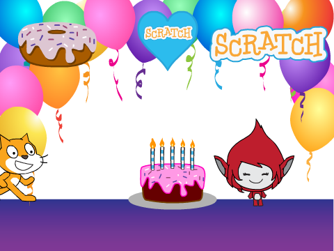 birthday card for scratch
