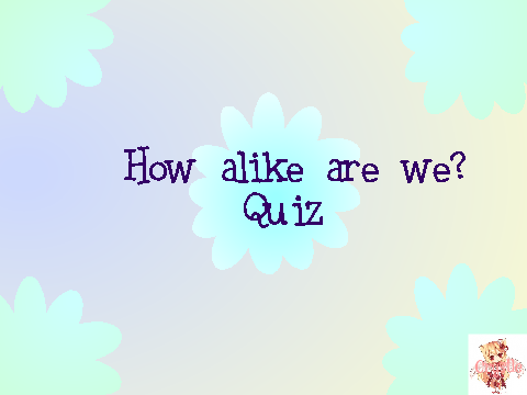 How well do you know me? Quiz. remix