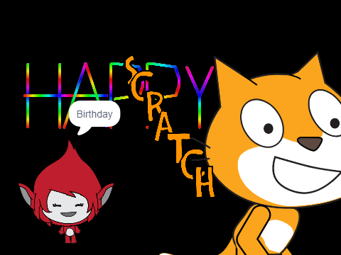  Happy Birthday Scratch (animation)