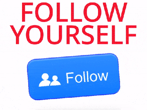 How To Follow Yourself! #tutorial #all