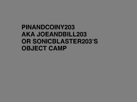 My Object Camp :D