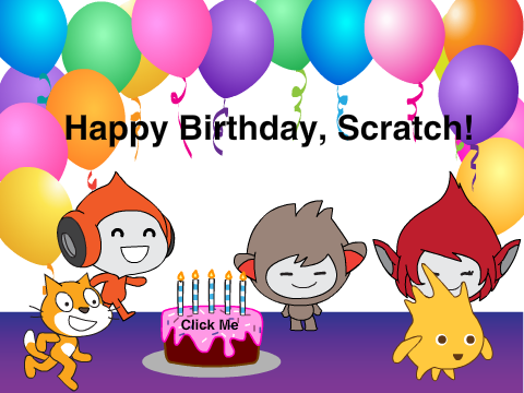 Scratch Birthday Card