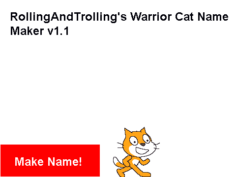 Warrior Cat Name Maker