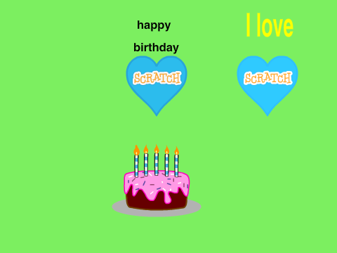 HAPPY BIRTHDAY SCRATCH