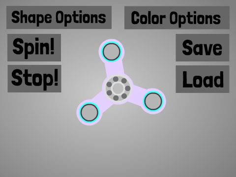 Fidget Spinner (the neon blurr)