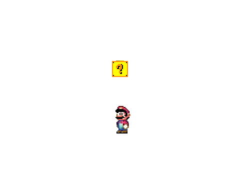 Mario Hits a Block