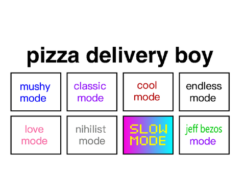 pizza delivery boy