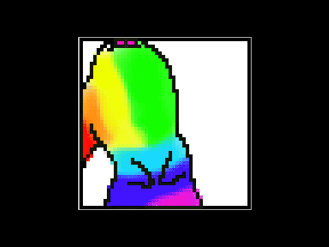 Rainbow Licky Cat!