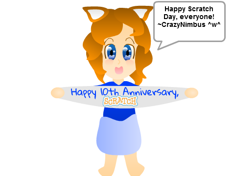 Sprite for Scratch Day Space Party!