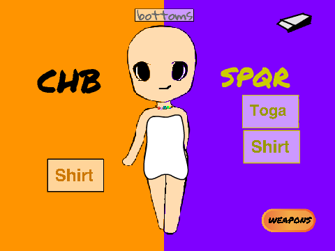 Camp Half Blood and Camp Jupiter dressup