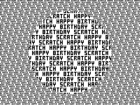 Happy Birthday Scratch