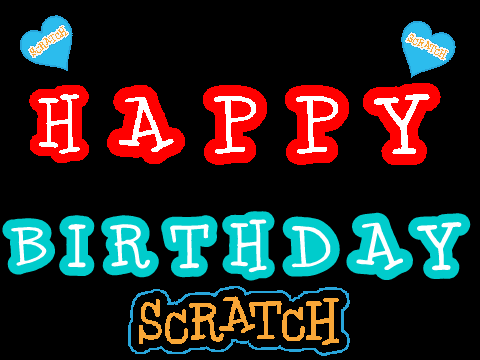 Happy birthday scratch