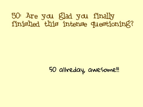50 Questions no Scratcher has answered remix