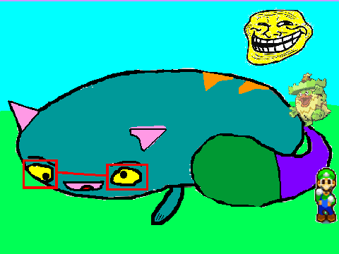 Fat Cat Coloring Contest entry (Meet Dixie)