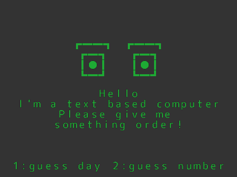 Text based computer