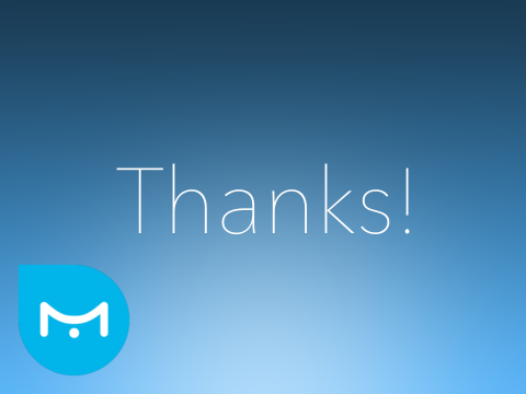 Thanks!