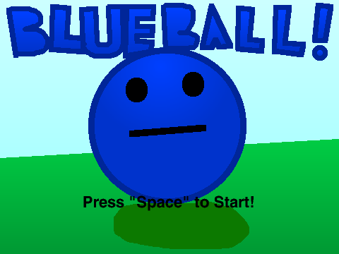 Blueball with TheFroster Games Logo