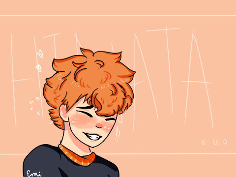 Art- Haikyuu!! - Hinata (Redraw) -