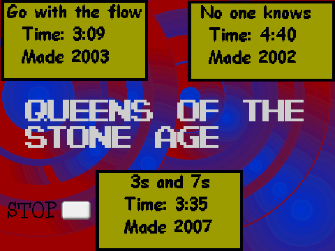 Queens of the stone age band le song player