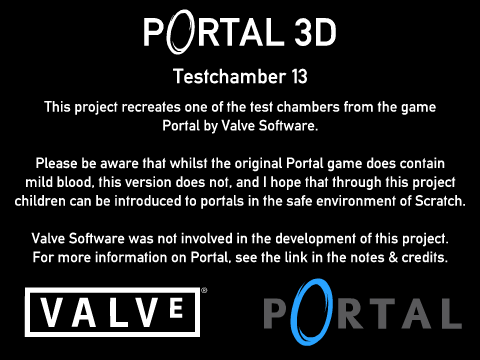 Portal 3D: Test Chamber 13 