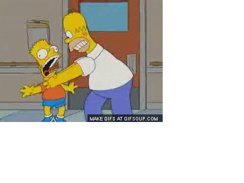 Homer Choking Bart Sparta MadHouse Zozey (Reversed)