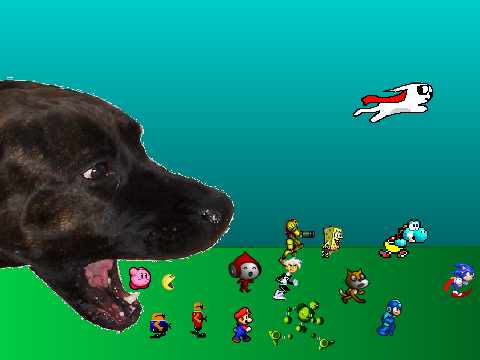 Add yourself running away from megasonicmario's dog  remix remix
