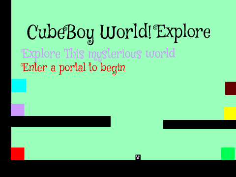 CubeBoy World! Explore