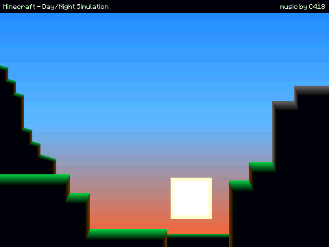 Minecraft - Day/Night Simulation