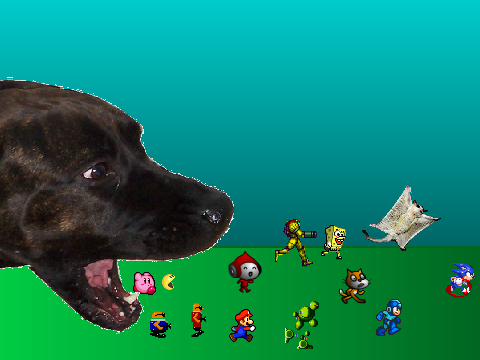 Add yourself running away from my Dog named Baby remix