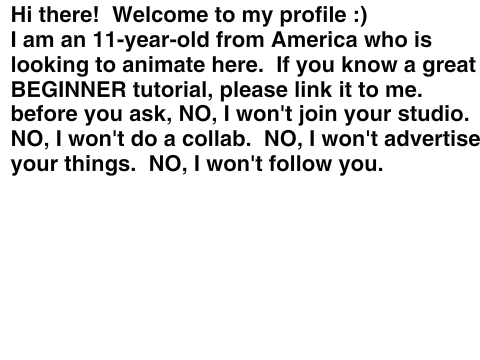 Welcome to my profile!