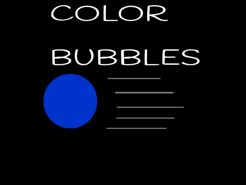 Color Bubbles Platformer