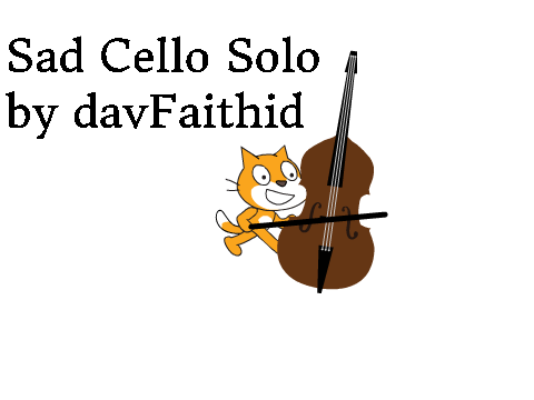Musical Cat: Sad Cello Solo
