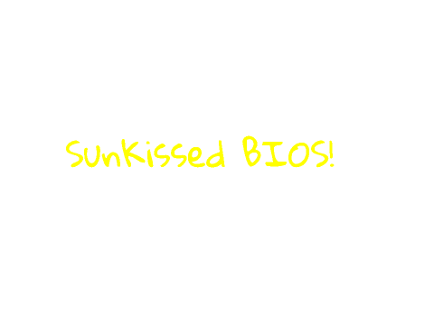 SUNKISSED CHARACTER BIOS!