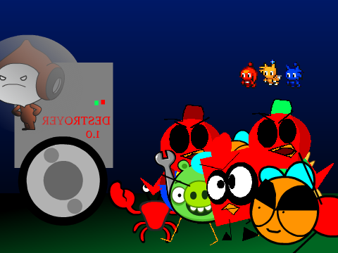 Add Yourself Chasing Pico's Evil Sibling!