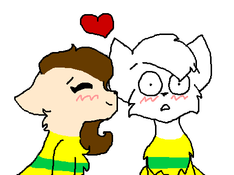 Asriel and Chara 