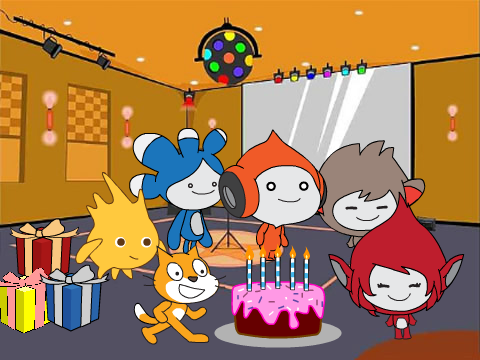 Scratch Birthday Card
