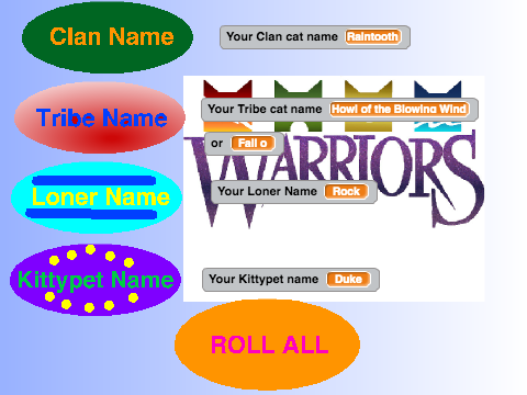 Warriors Name Generator