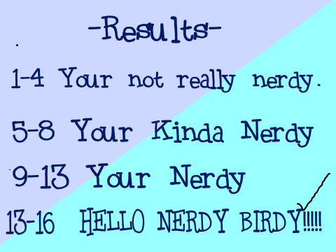 How Nerdy Are You? Quiz remix